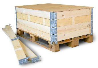TransPak Holzaufsatzrahmen m.IPPC-Stempel Maße 800x600x200mm Nutzhöhe 200 mm holz