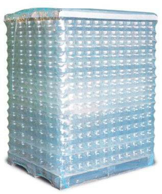 TransPak Schrumpfhaube Maße 1250+850x2000mm Stärke 100µ PE transparent Seitenfalte
