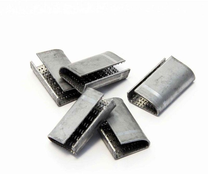TransPak Metallverschlusshülse f.Bandbreite 16mm verzinkt aufgerauht verzinkt