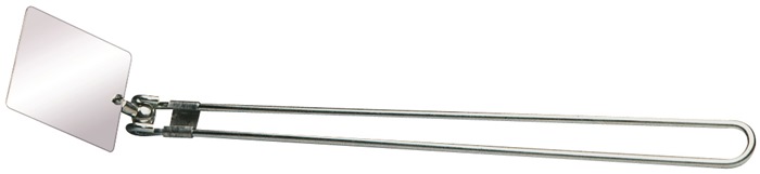 SCHMICO Handschweißspiegel mit Gestänge B70xH1xL80mm