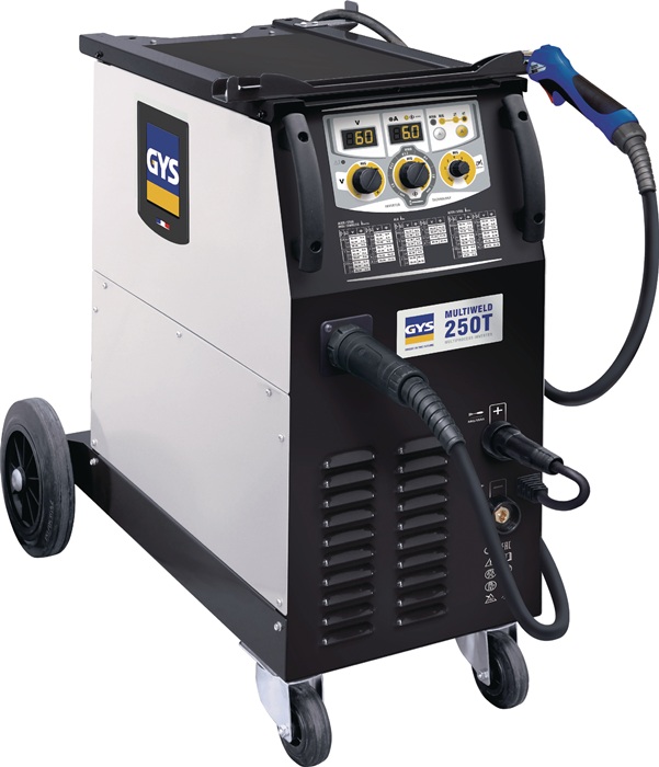 GYS MIG/MAG-Schweißanlage MULTIWELD 250T mit Zubehör 40-250 A gasgekühlt