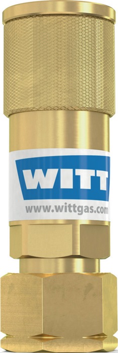 WITT Schlauchkupplung SK 100-3 Brenngas G 3/8″ LH MG Körper