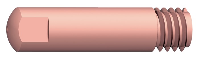 ABICOR BINZEL Stromdüse Draht-Ø 1 mm M 6 Länge 25 mm E-Cu