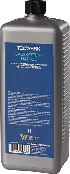 TECWERK Sägekettenhaftöl 75-95 mm²/s (bei 40°C) 1 l