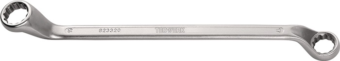 TECWERK Doppelringschlüssel 13 x 14 mm 239 mm tief gekröpft
