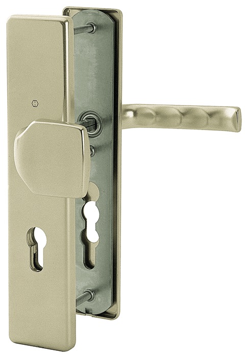 HOPPE Schutzgarnitur London 61G/2221/2210/113 Aluminium F2 92 mm 67-77 mm