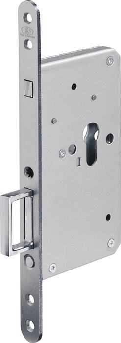 BKS Zirkelriegelschloss 0353 Zirkelriegel / Springgriff PZ silber abgerundet 20 x 260 mm