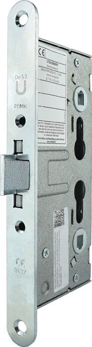 Bever & Klophaus Panik-Einsteckschloss 1009PPG Panik-Funktion D abgerundet 24/65/72/9 mm DIN links/rechts Stahl verzinkt ohne Wechsel