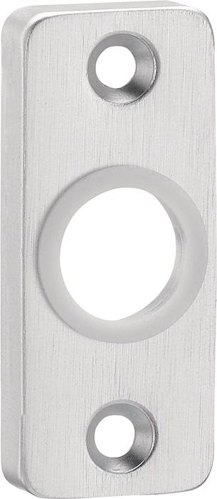 EDI Drückerrosette 3302/0000 Aluminium F1 Schildstärke 8 mm rund kantig