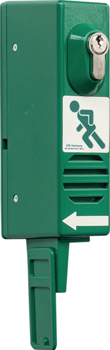 GfS Flügelwächter PRAXIS flexibel rechts/links grün mit Batterie