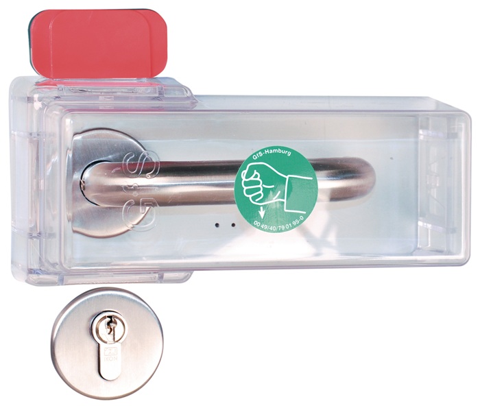 GfS Fluchttürhaube Typ K Sicherung von Türklinken Macrolon-Kunststoff transparent