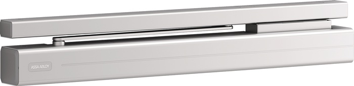 ASSA ABLOY Sicherheits-Gleitschienen-Türschließer DC700G-FT-BGS Normalmontage Bandgegenseite silber EN 3-6