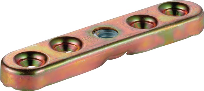 HELM Flansch -93 193 Profil 100 Stahl verzinkt, gelb für Holzflügel
