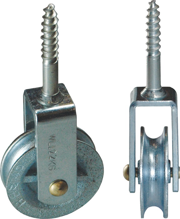 HBS Betz Waschseilrolle 5000 Nut 10 mm Grauguss verzinkt Halterung Stahl verzinkt