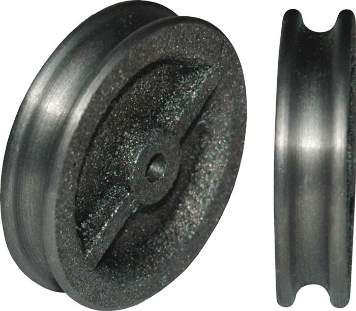 HBS Betz Vogelrolle 470 Grauguss Rollen-Ø 60 mm Tragfähigkeit max. 22 kg Nut 8 mm