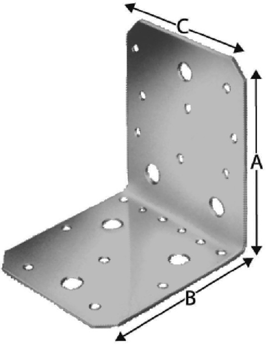 SIMPSON STRONG-TIE Winkelverbinder AB AB105 103 x 103x90mm Anzahl Löcher8/3 / 11/3 S.3 mm ETA 06/0106