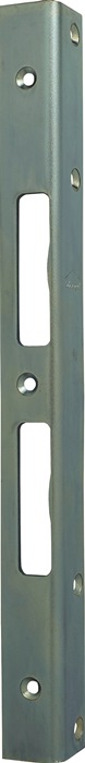 Schnegel Sicherheitswinkelschließblech Länge 300 mm Breite 25 mm Stärke 3 mm Stahl verzinkt 006/900