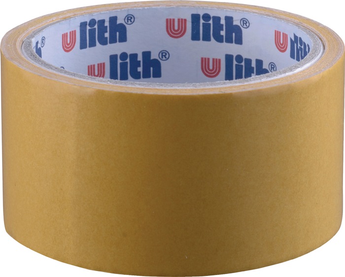 ULITH Doppelseitiges Verlegeband 468/E Länge 25 m Breite 50 mm beige Gesamtdicke 0,08 mm