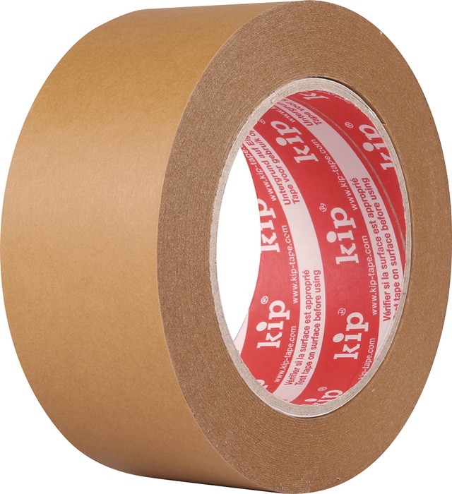 Kip Verpackungsklebeband Papier braun Länge 50 m Breite 48 mm Rolle