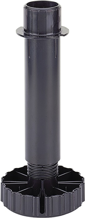 Hettich Sockelverstellfuß Korrekt Kunststoff schwarz 100 mm Verstellbereich -6/+30 mm