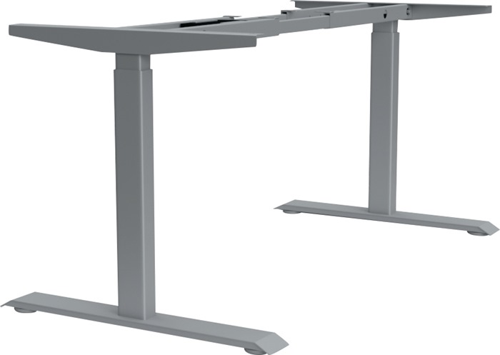 BMB Steh-Sitz Tischgestell silber RAL 9006 Höhe 695-1145 mm