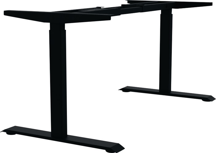 BMB Steh-Sitz Tischgestell schwarz RAL 9017 Höhe 695-1145 mm