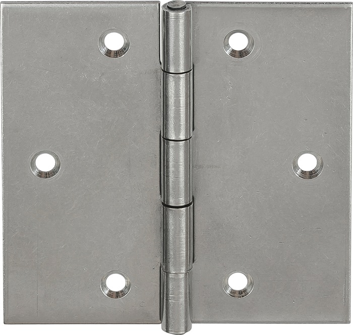VORMANN Scharnier 10503 Höhe 50 mm Breite 50 mm Stärke 1,0 mm Edelstahl gerollt, käntig