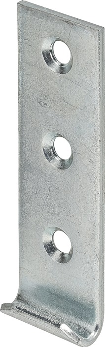VORMANN Schließhaken Länge 82 Breite 25 Stärke 2,5 mm Stahl blau verzinkt gerade