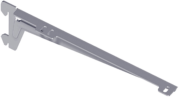 ALFER ELEMENT SYSTEM Winkelträger 10300 Länge 180 mm pro Träger 55 kg Stahl weißaluminium 2 Einhängehaken