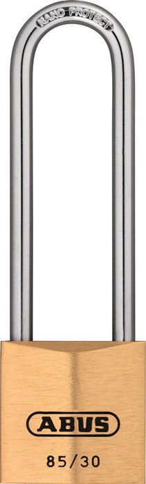 ABUS Zylindervorhangschloss 85/30HB65 Schlosskörperbreite 30 mm Messing verschiedenschließend