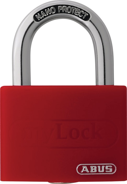 ABUS Zylindervorhangschloss T65AL/40 rot gl. Schlosskörperbreite 43 mm Aluminium gleichschließend