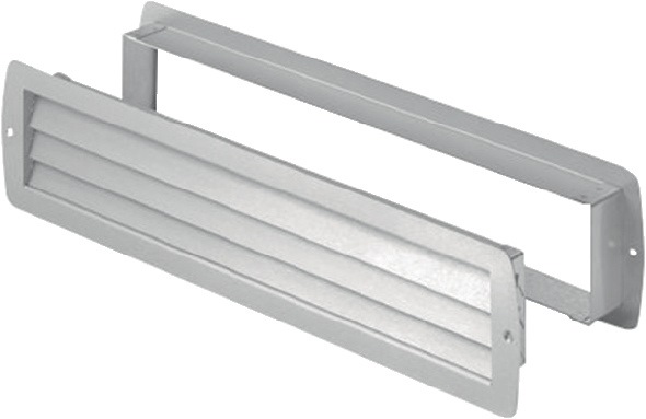 HOJU Badezimmerlüftung 9020 L Länge 465 mm Breite 105 mm Aluminium