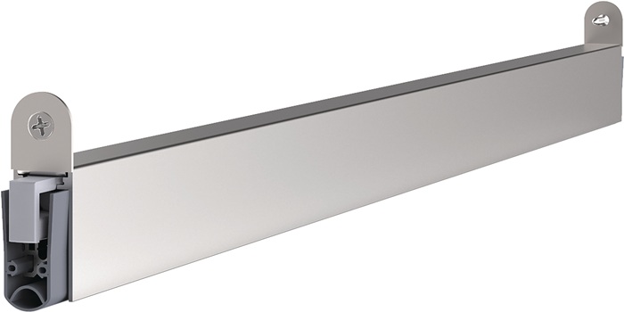 Athmer Türdichtung Schall-Ex® L-15/30 WS 1-880 1-seitig Länge 1083 mm Aluminium silberfarben eloxiert grau Holztüren links/rechts