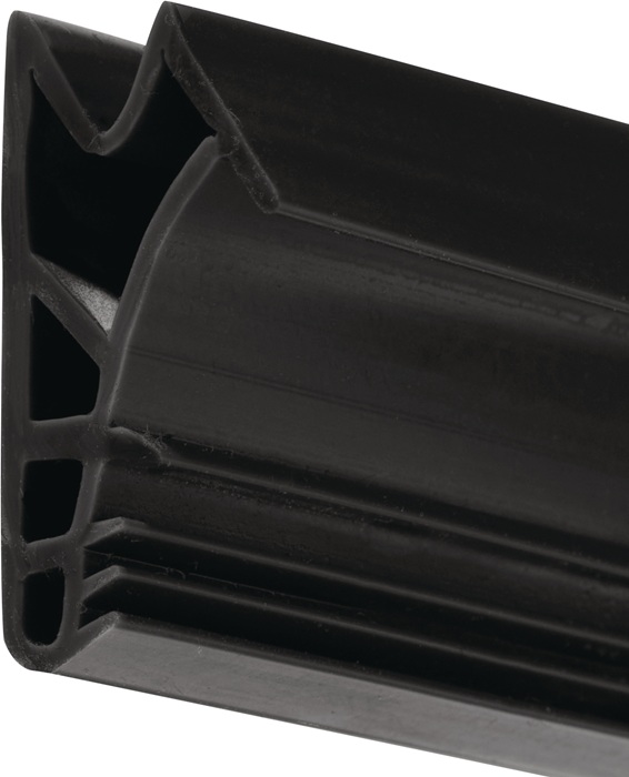 ELLEN Flügelfalzdichtung 1510 SCF DIY Länge 5 m zum Einfräsen Silikon blank schwarz