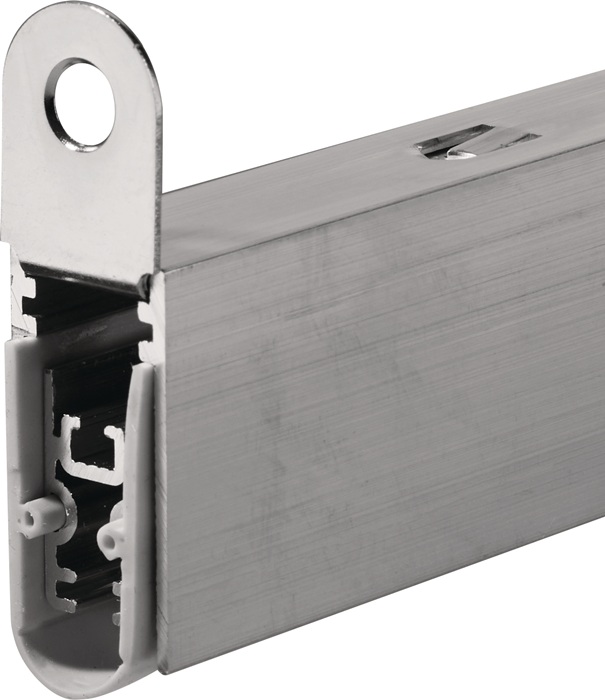 ELLEN Türdichtung Matic Soundproof DIY 1 seitig Länge 1208 mm Breite 15 mm Aluminium blank silber