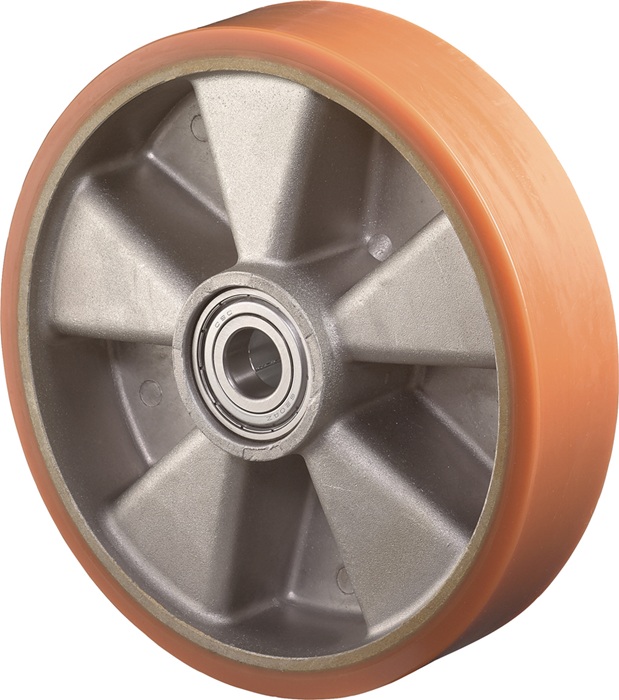 BS Rollen Ersatzrad Rad-Ø 150 mm Tragfähigkeit 550 kg Guß-Polyurethan Achs-Ø 20 mm Nabenlänge 60 mm