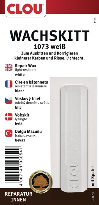 CLOU Wachskittstangen Farbe 1073 weiß 15 g