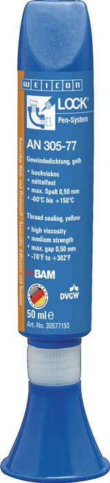 Weicon Rohrgewindedichtung LOCK® AN 305-77 mittelfest hochviskos gelb 50 ml