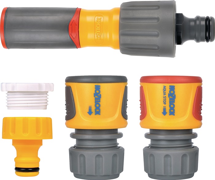 HOZELOCK Starterset Kunststoff 1/2 ″ 12,5 + 15 mm Stecksystem