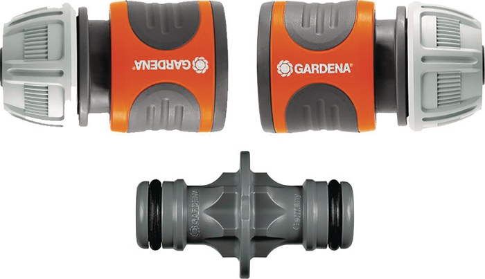 GARDENA Kupplungssatz Kunststoff 1/2, 5/8 ″ 13, 15 mm