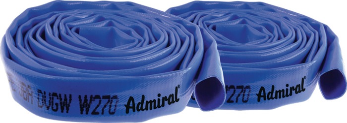 ADMIRAL Trinkwasserflachschlauch Admi®Star DVGW 602t Innen-Ø 50 mm Wandstärke 2 mm Länge 20 m