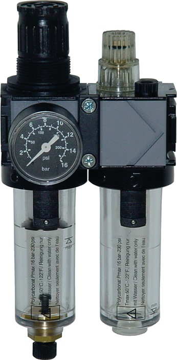 ewo Wartungseinheit Typ 488 - variobloc Gewinde G 1/4 ″ manuell BG I 2-tlg. 1500 l/min