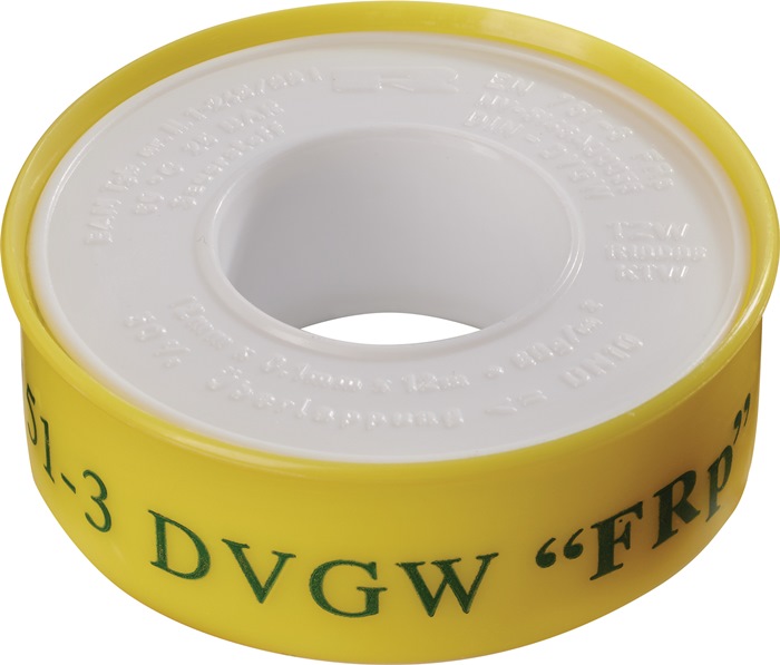 ULITH PTFE Dichtband FRp L12 m B12 mm D0,1 mm weiß 60 g/m²