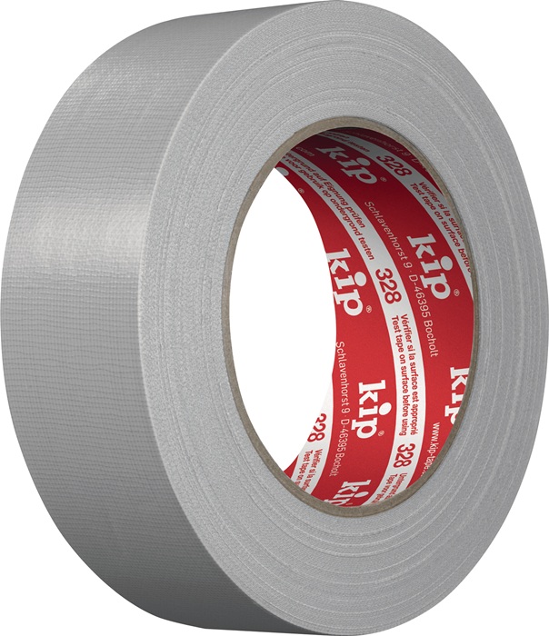 Kip Gewebeband Extra 328 hellgrau Länge 25 m Breite 24 mm