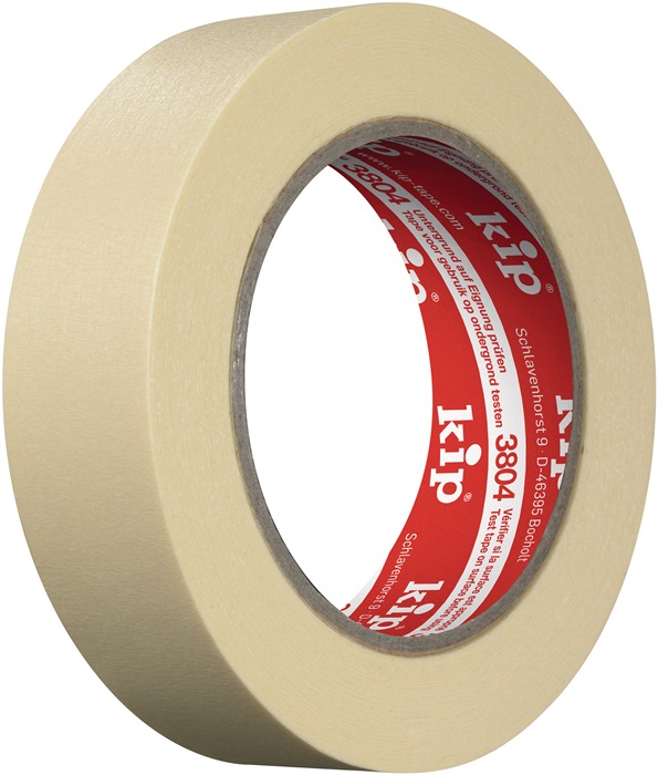 Kip Feinkrepp 3804 MASKING-TEC® leicht gekreppt natur Länge 50 m Breite 30 mm