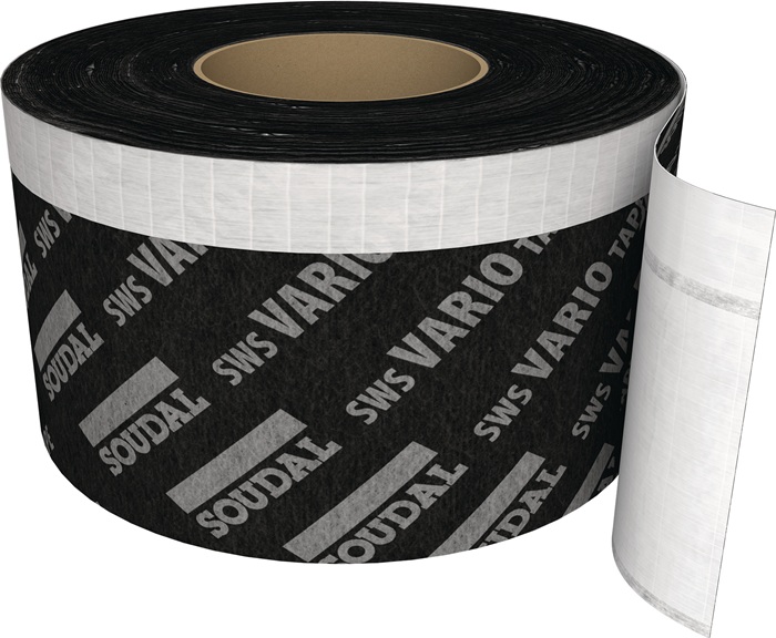 SOUDAL Fensterfolie SWS VARIO EXTRA Breite 70 mm schwarz Länge 30 m
