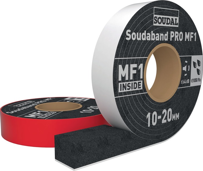 SOUDAL Multifunktionsdichtband SOUDABAND PRO MF1 83/6-15mmxL8m schwarz