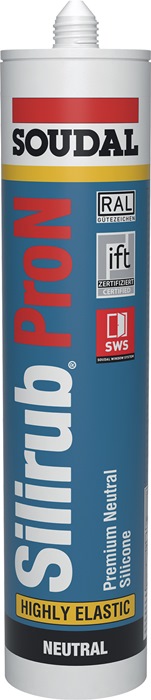 SOUDAL Silikondichtstoff Silirub Pro N transparent 300 ml