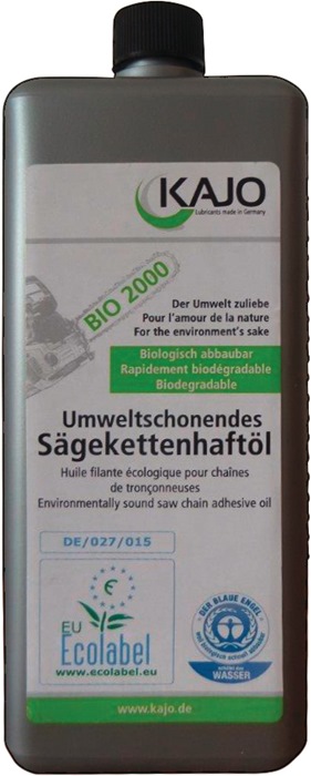 KAJO Sägekettenhaftöl BIO 2000 76 mm²/s (bei 40°C) 1 l