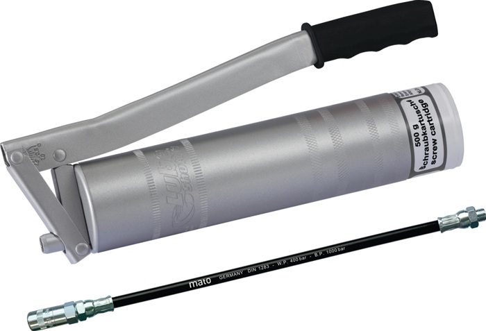 Mato Handhebelfettpresse System Rainer für Lube-Shuttle Schraubkartuschen 500g